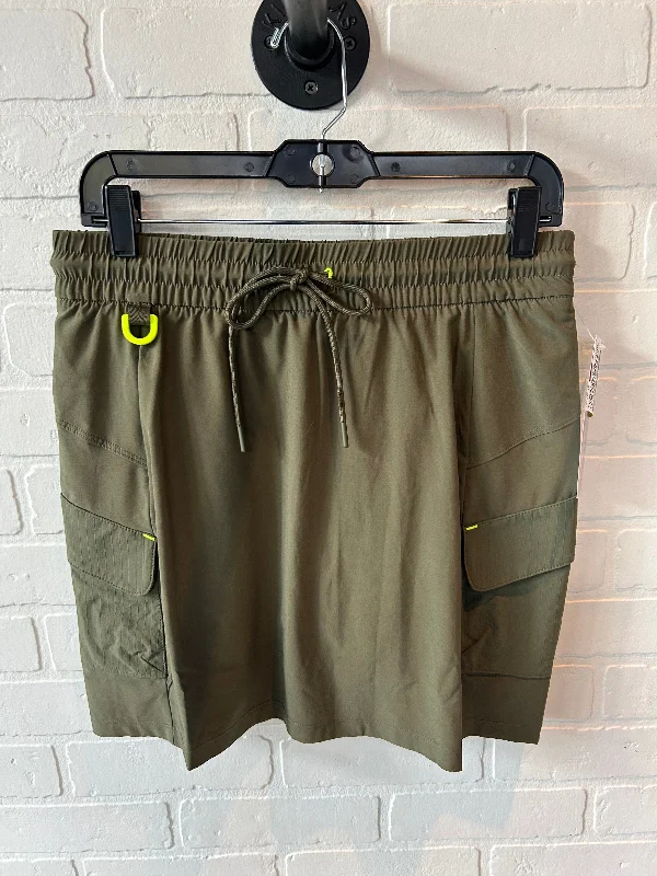 Skort By Talbots In Green, Size: 8p belted skirt waist