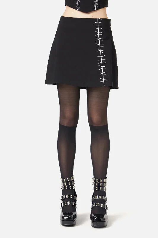 Stitched Up Skort cashmere skirt fine