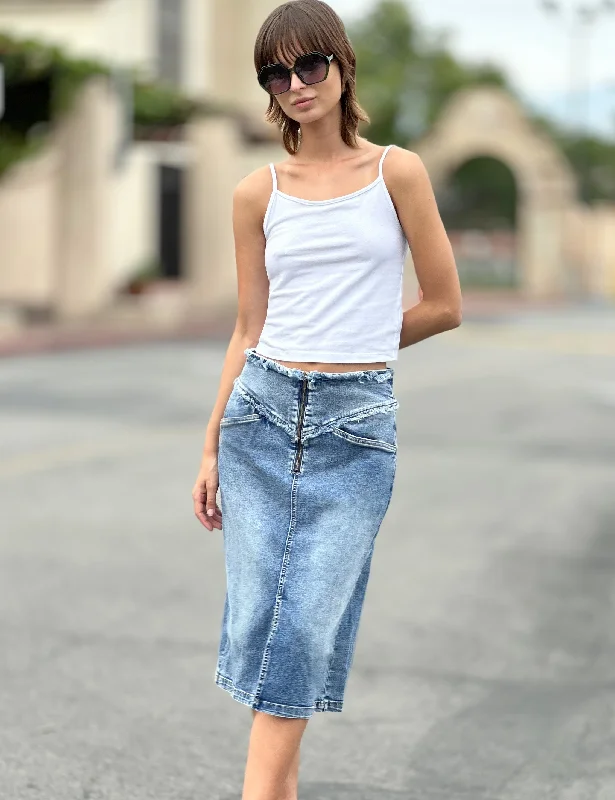 Sunshine Midi Skirt cashmere skirt plush
